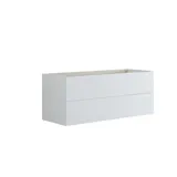 Stort badeværelse inspiration i moderne og minimalistisk stil med hvide badeværelsesmøbler og elegant sort bordplade med firkantede bordstående håndvaske, æstetiske og praktiske indbyggede spejlskabe med lysramme samt walk-in brusebad