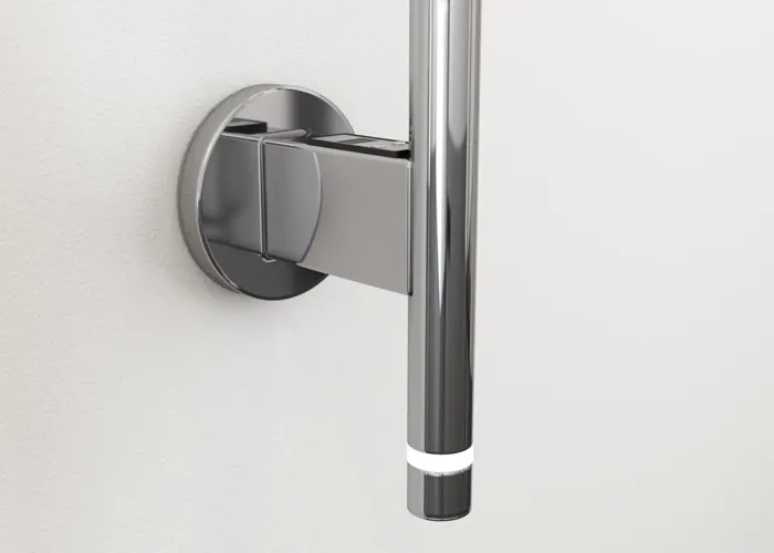 Badeværelse inspiration, elektrisk håndklædetørrer, der efterlader dine håndklæder lækre og varme, der gør oplevelsen i badeværelset eksklusiv.