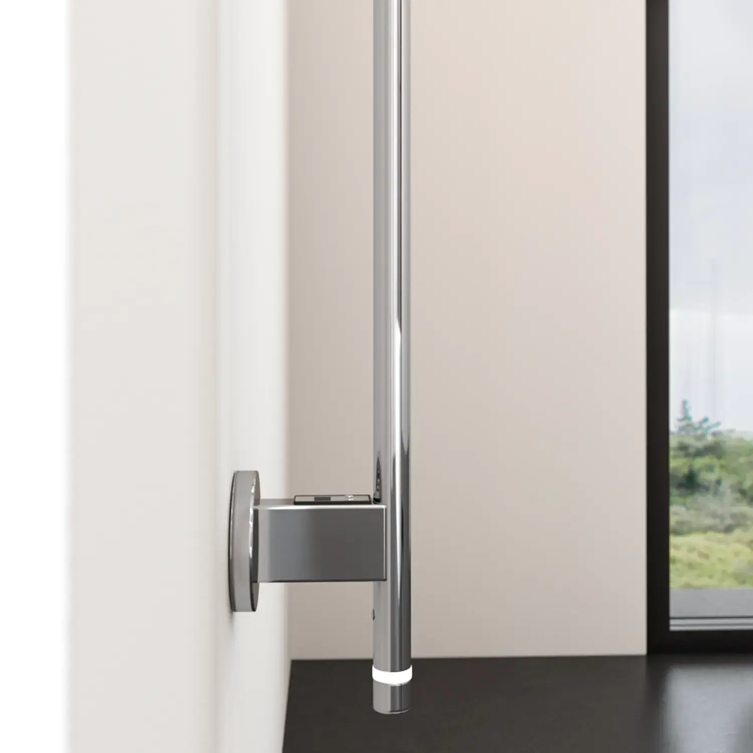 Badeværelse inspiration, elektrisk håndklædetørrer, der efterlader dine håndklæder lækre og varme, der gør oplevelsen i badeværelset eksklusiv.