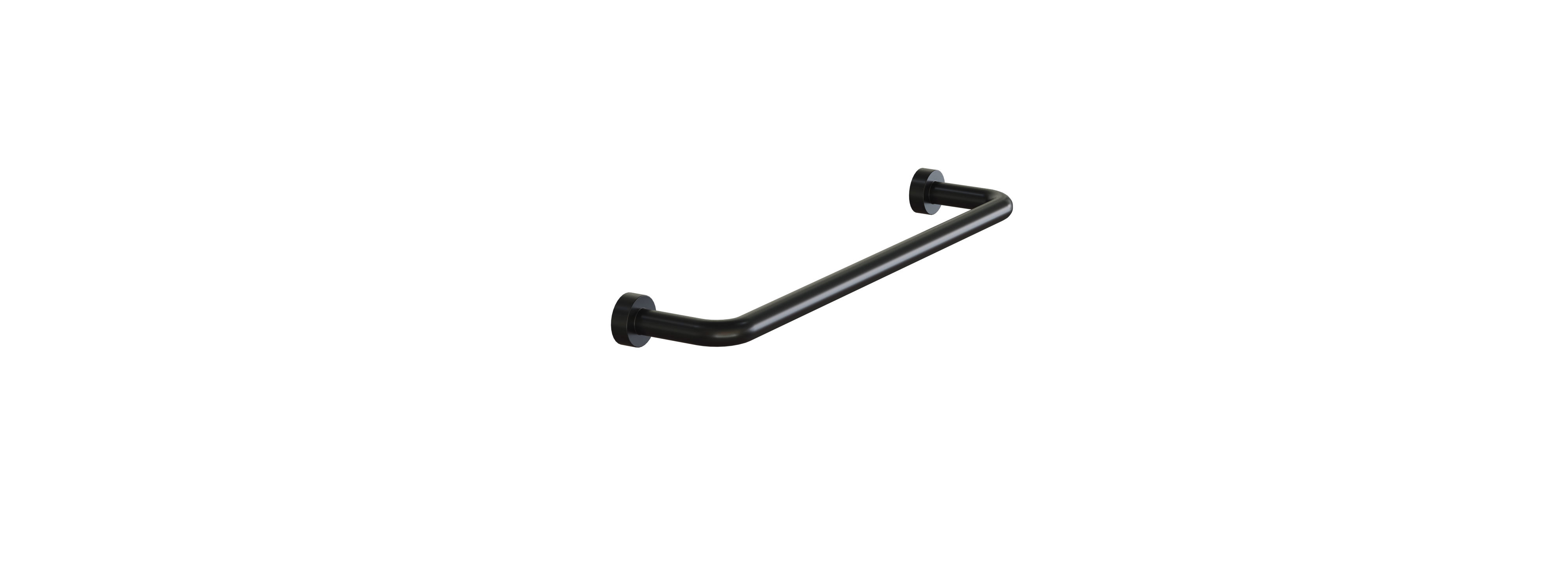 Stort badeværelse inspiration med badeværelsesmøbler i lys blå farve med sider i lys træ, elegante spejlskabe, minimalistiske sorte støtteben og greb, dobbelt badeværelsessæt samt store hvide marmorfliser giver et klassisk, moderne og symmetrisk look